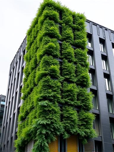 Jardines verticales y fachadas verdes en Bogotá